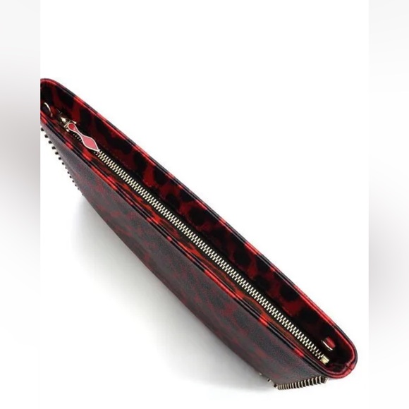 Preloved- Christian Louboutin Loubiposh Red Crossbody Clutch Shoulder Bag - Picture 4 of 8